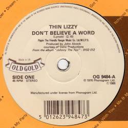 Thin Lizzy : Don't Believe a Word